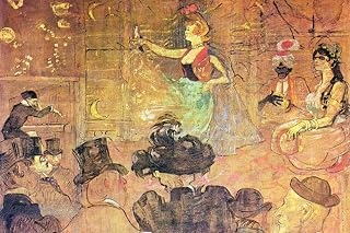 ART.COM Wall Art Print Mauri Dance by Henri de Toulouse-Lautrec, 18" x 12"
