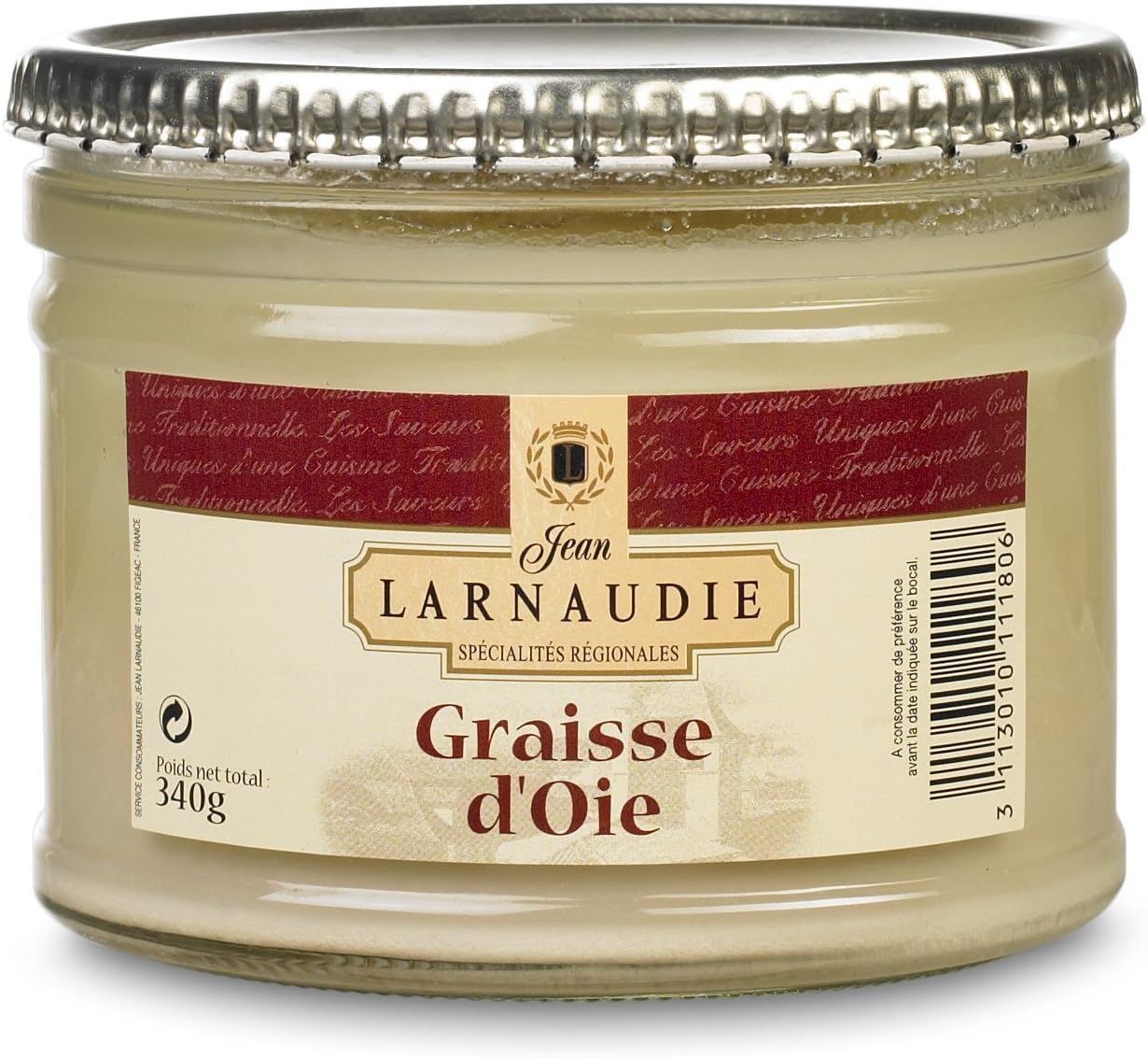 Jean Larnaudie Goose Fat from France - 340 grams