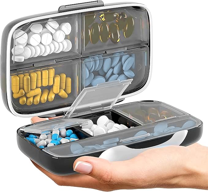 Travel Pill Organizer and Antacid