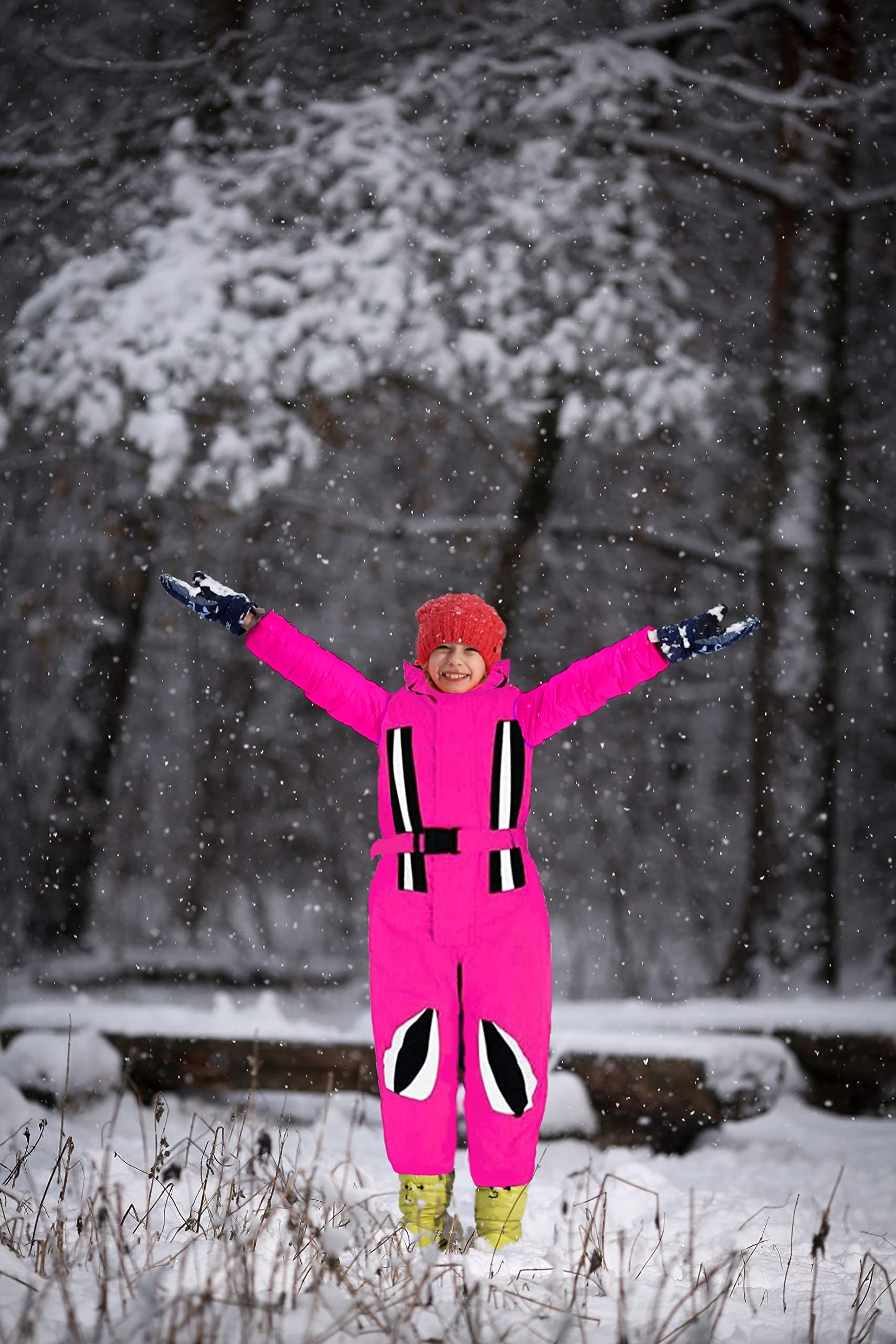 Schneeanzug Kinder Skianzug Winteranzug Schneeoverall Jungen oder Mädchen
