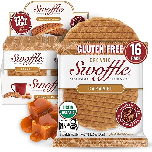 Swoffle - Stroopwafels sin gluten 16 x 116 oz Swoffle - Stroopwafels sin gluten 16 x 116 oz