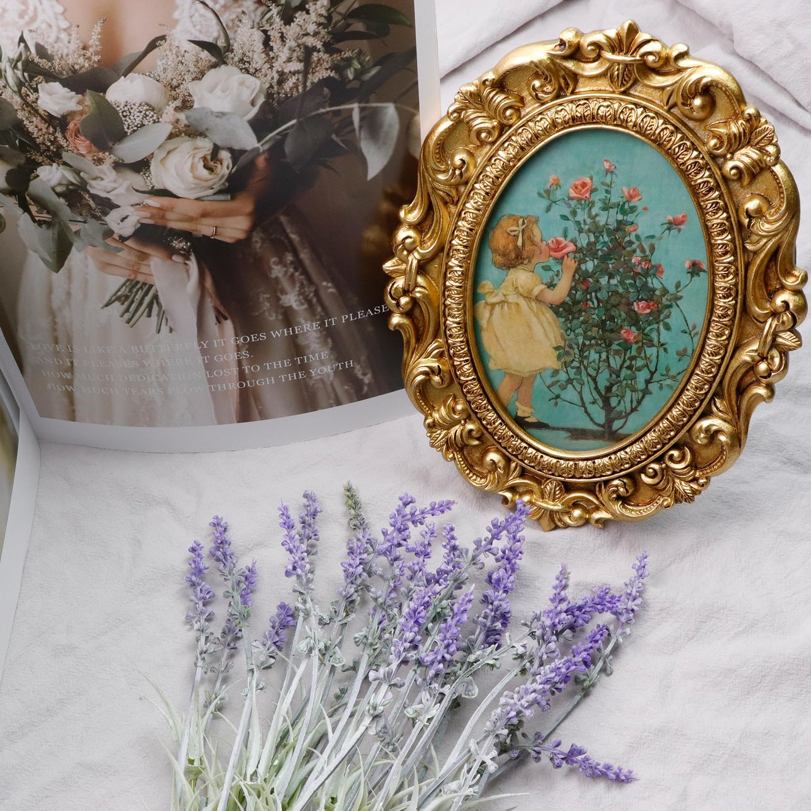 Amazon.com - Bitray Vintage Picture Frame 8.3