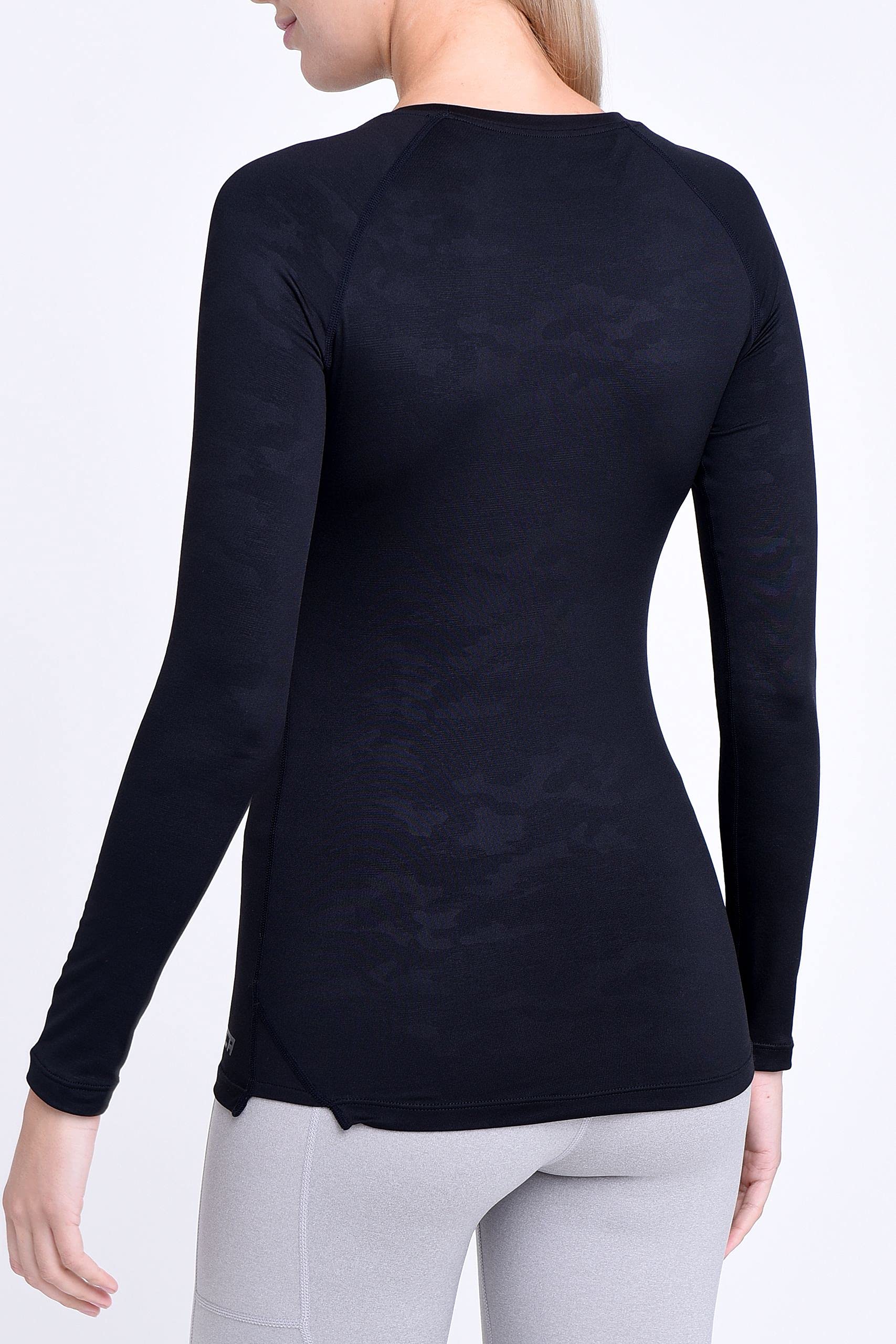 TCA SuperThermal Maglia Termica Donna Manica Lunga - Intimo Termico Donna Invernale - Maglietta Termica Sportiva - Maglie Termiche - Maglia Intima Quickdry - Abbigliamento Termico