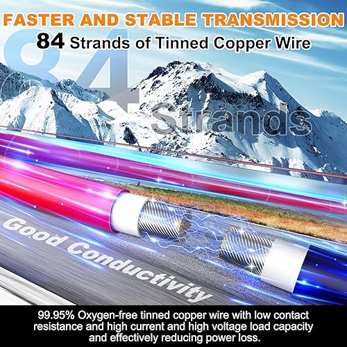 Miniatura 3 de H1Z2Z2-K - Cable de extensión de panel solar, cable fotovoltaico de cobre estañado, cables de cableado solar para exteriores para sistema solar