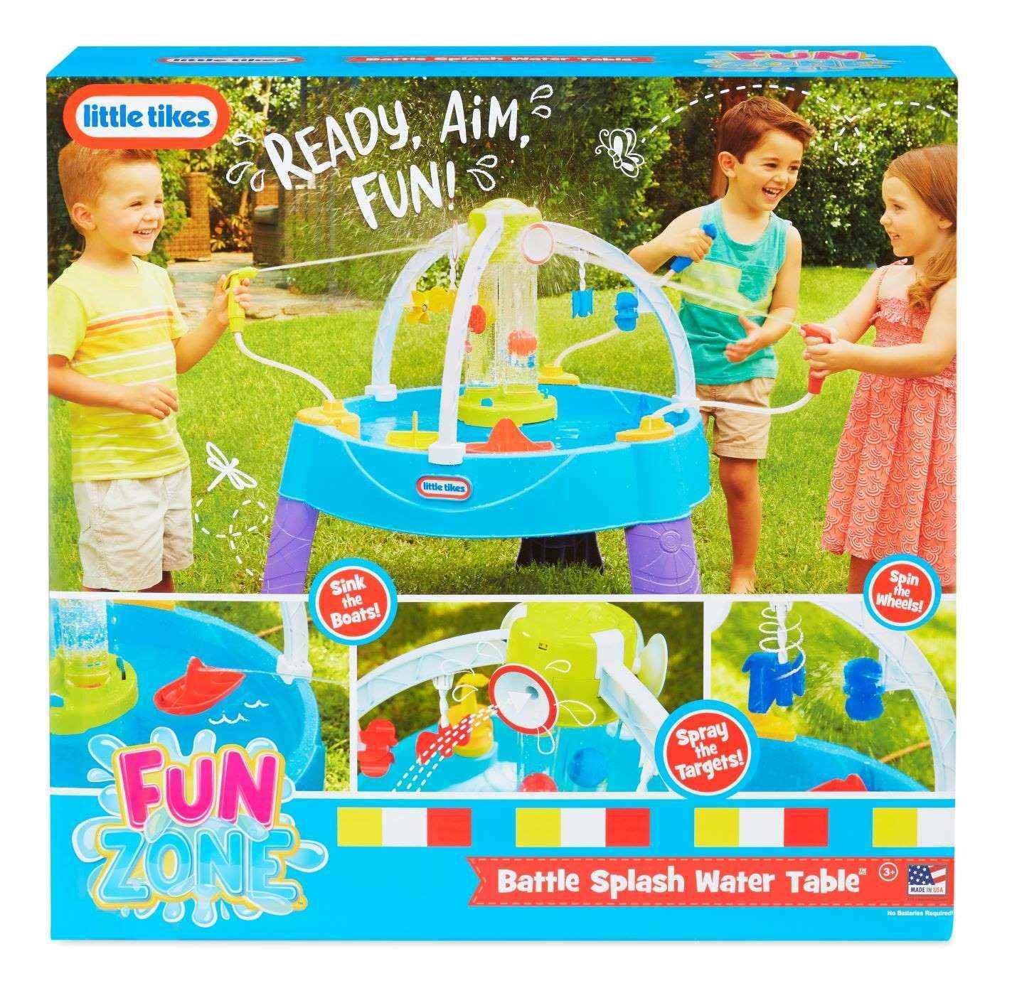 little tikes fun zone battle splash water table