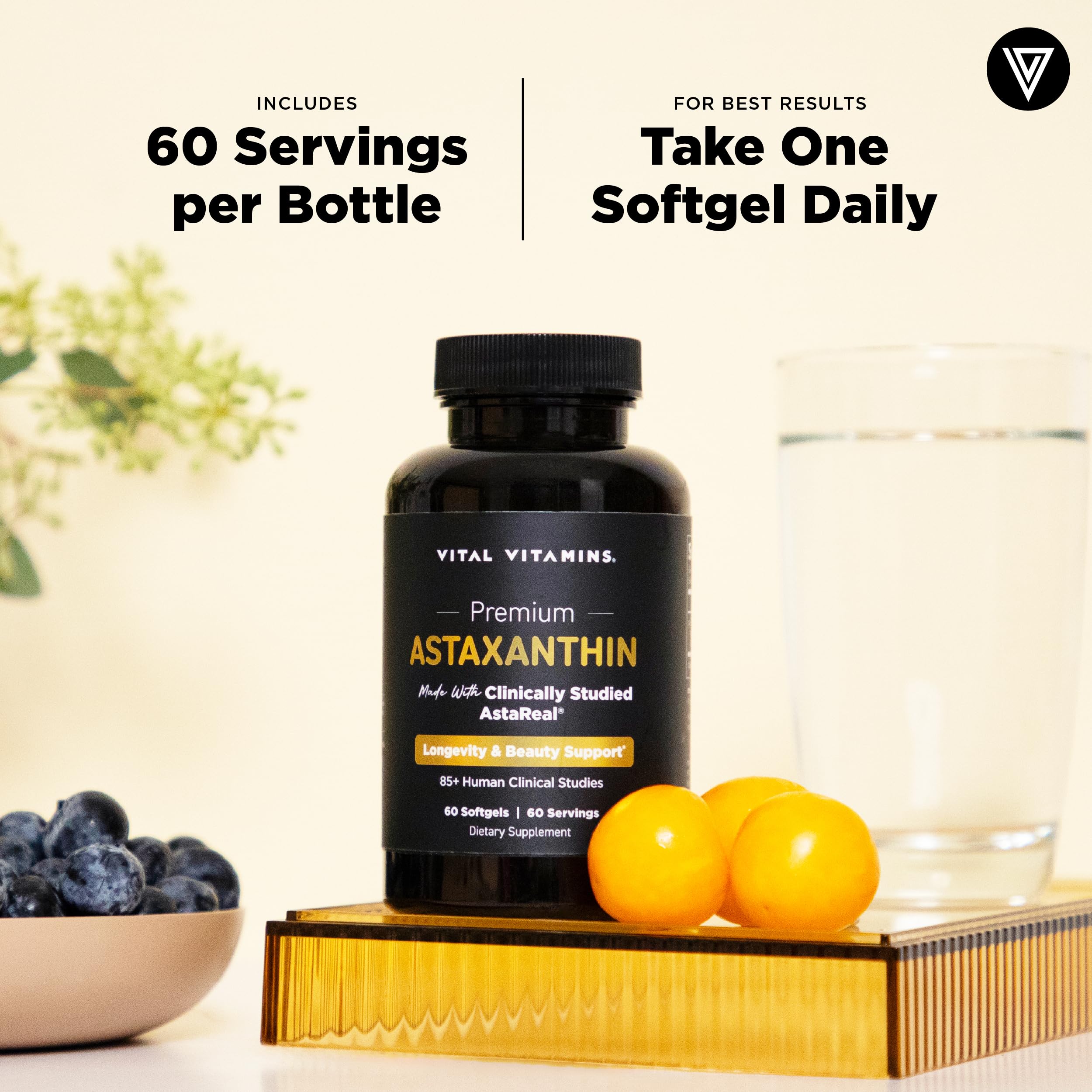 Vital Vitamins Astaxanthin 12mg Softgels for Skin Hydration & Elasticity — Amazon image 8