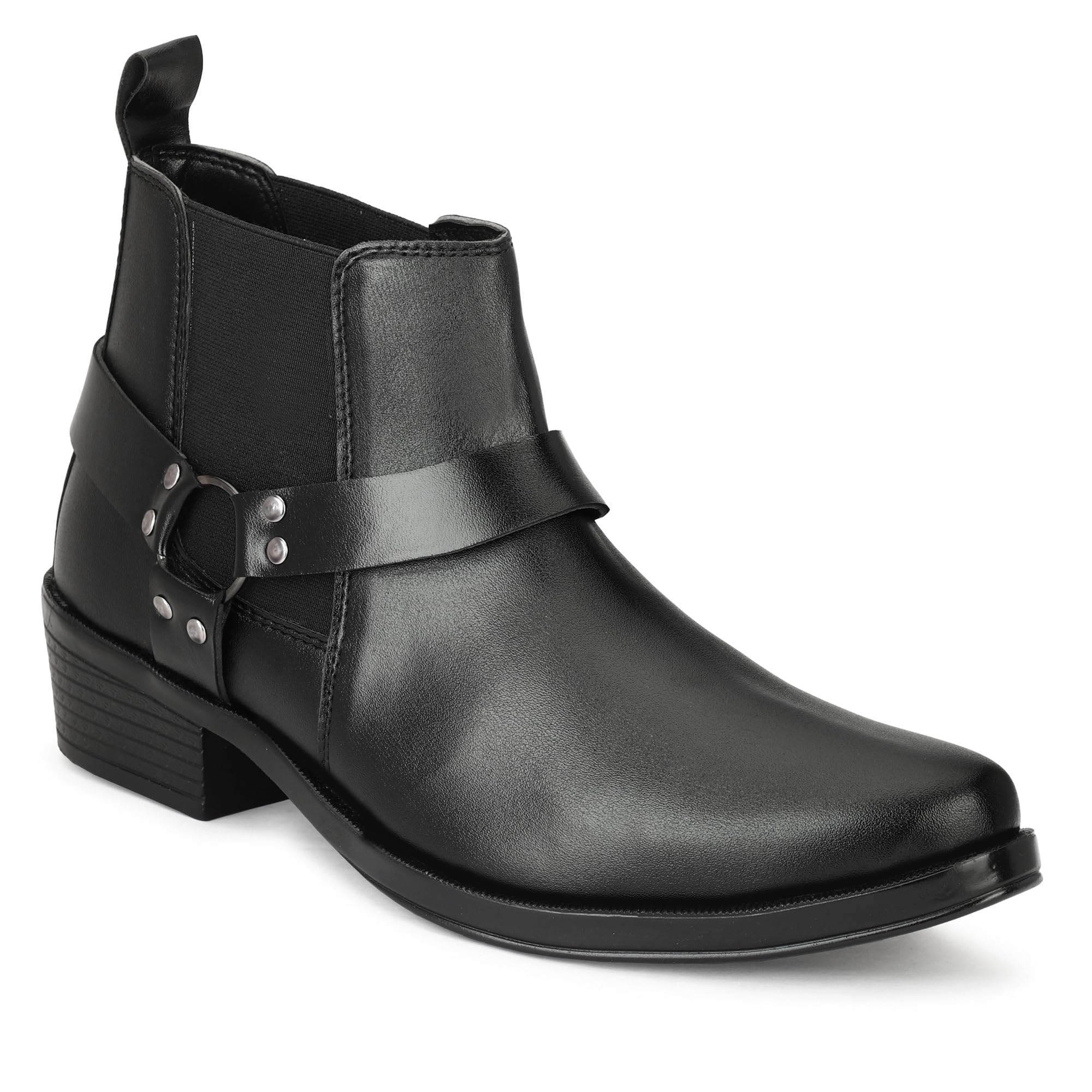 RETRO KING Men’s Chelsea Boots Black