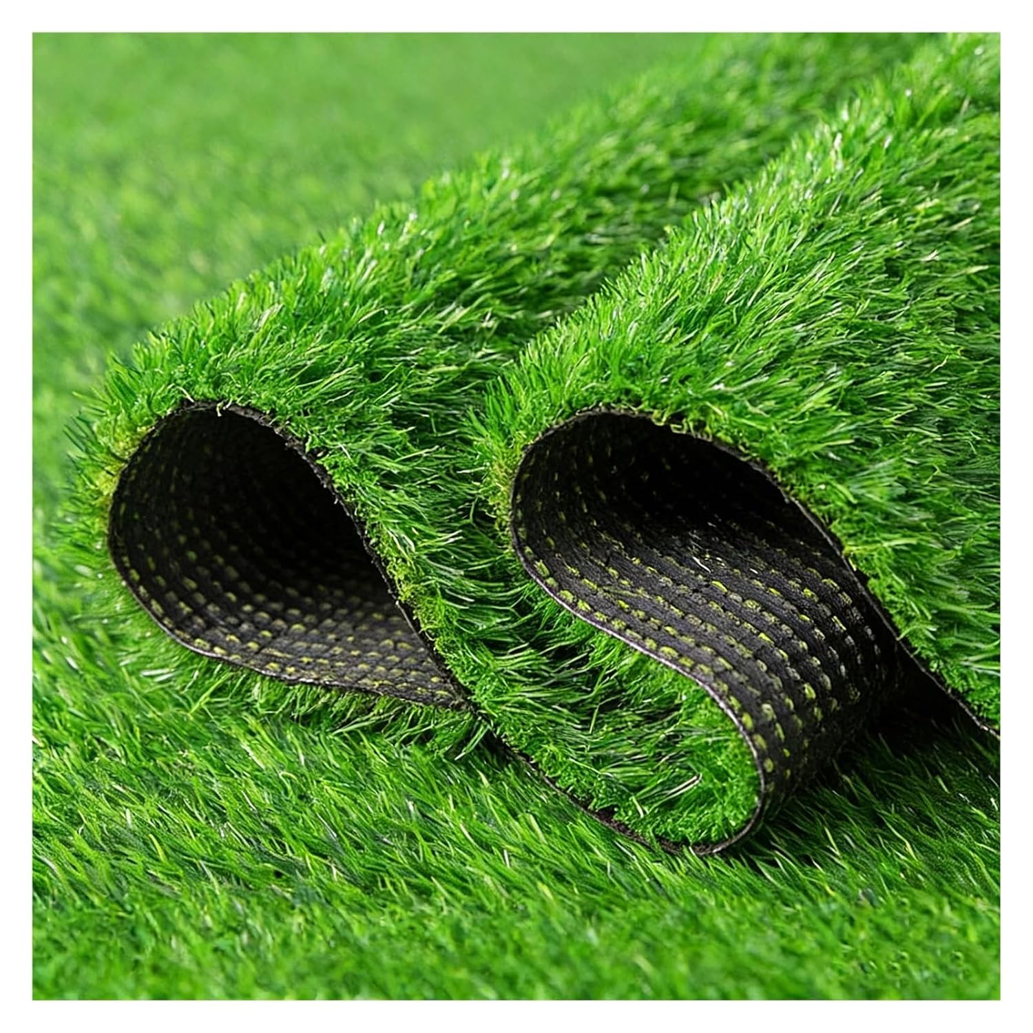 Artificial Grass Turf Mat, 0.79" Thick High Density Synthetic Fake Grass for Golf Putting Practice, Backyard Training, Balcony, Garden & Outdoor Decor(1.5x8 Meters/4.9x26.2 feet)
