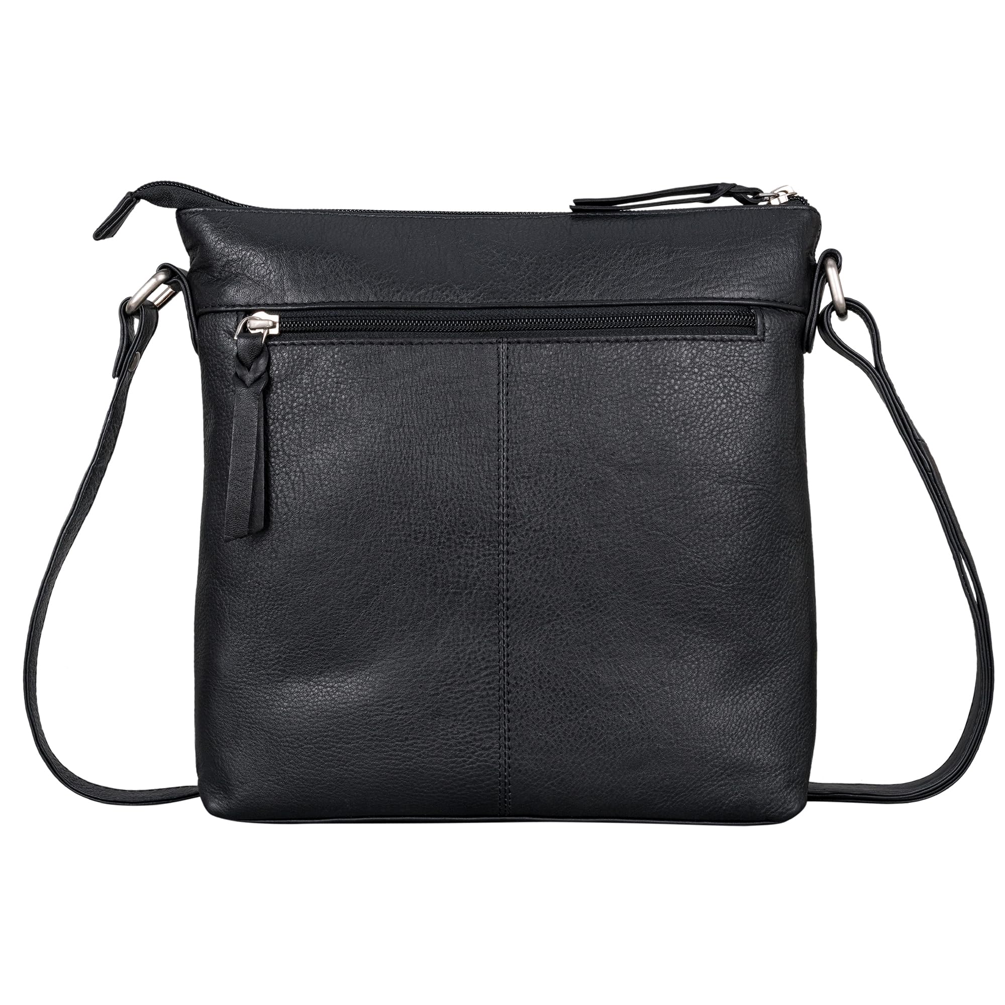 STILORD Theodora Sac Épaule Cuir Véritable Sac à Main en Cuir rétro Femme Sac à bandoulière Petit Sac à bandoulière Loisirs Shopping Soirée Couleur:Noir