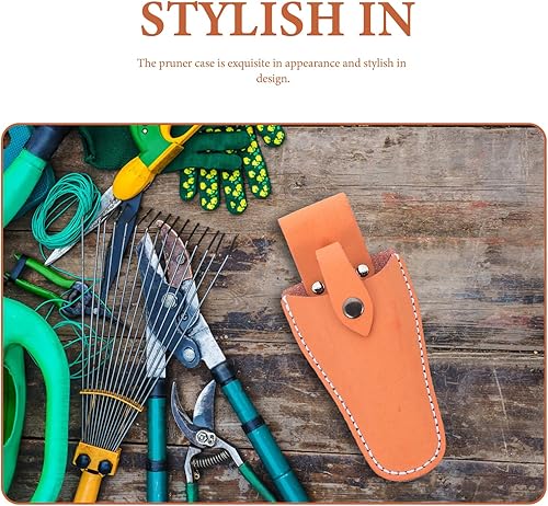 Miniatura 2 de WOFASHPURET Riñonera para cinturón para tijeras, bolsa de almacenamiento para tijeras, funda para podadora, podadora de mano