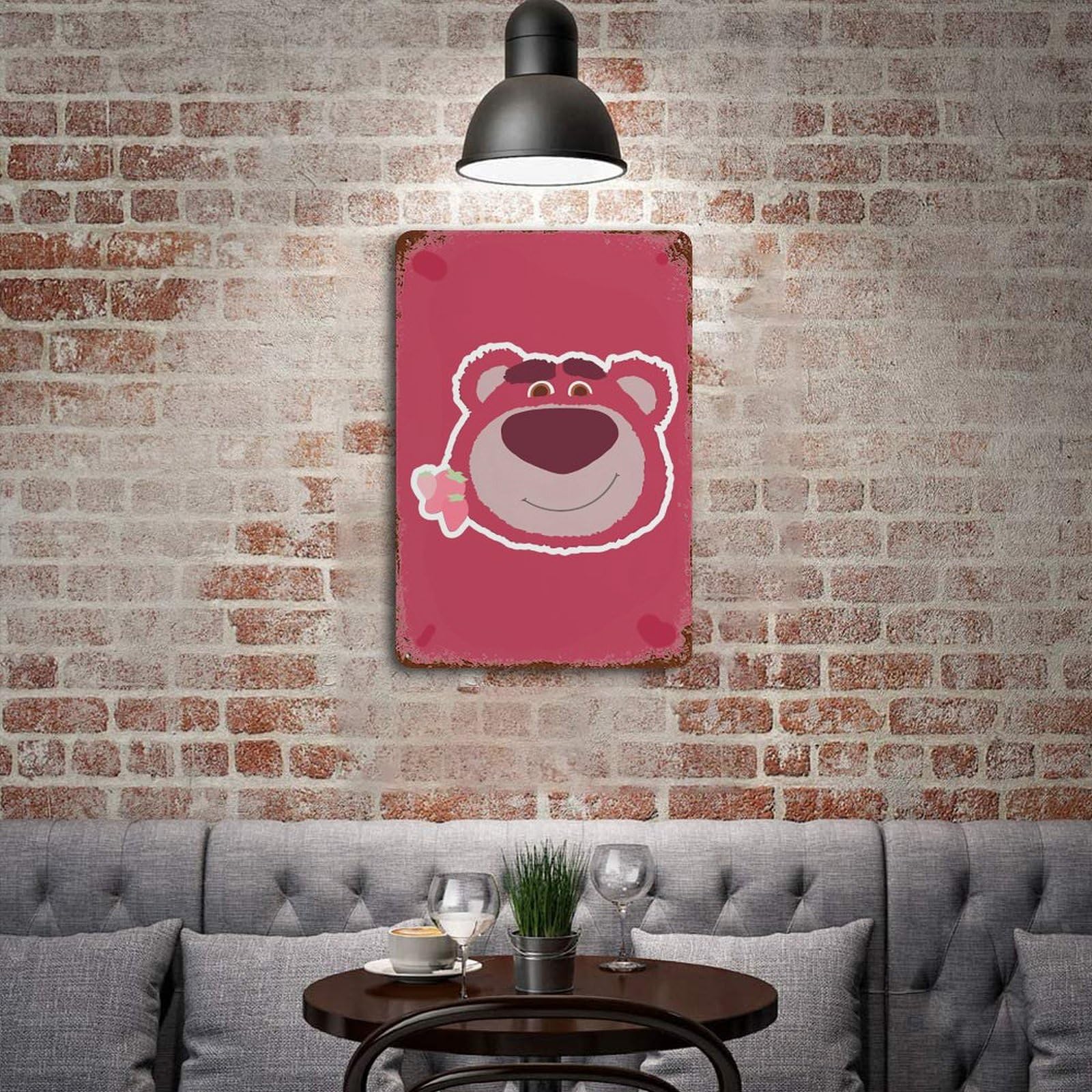 Amazon.co.jp: ブリキ看板 ロッツォ 鉄絵画 装飾鉄絵 ロゴブリキ 金属