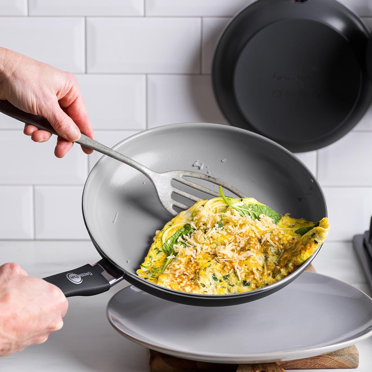GreenPan Taipei 10.5 Inch Ceramic Nonstick trasferribile Frying Pan view 4
