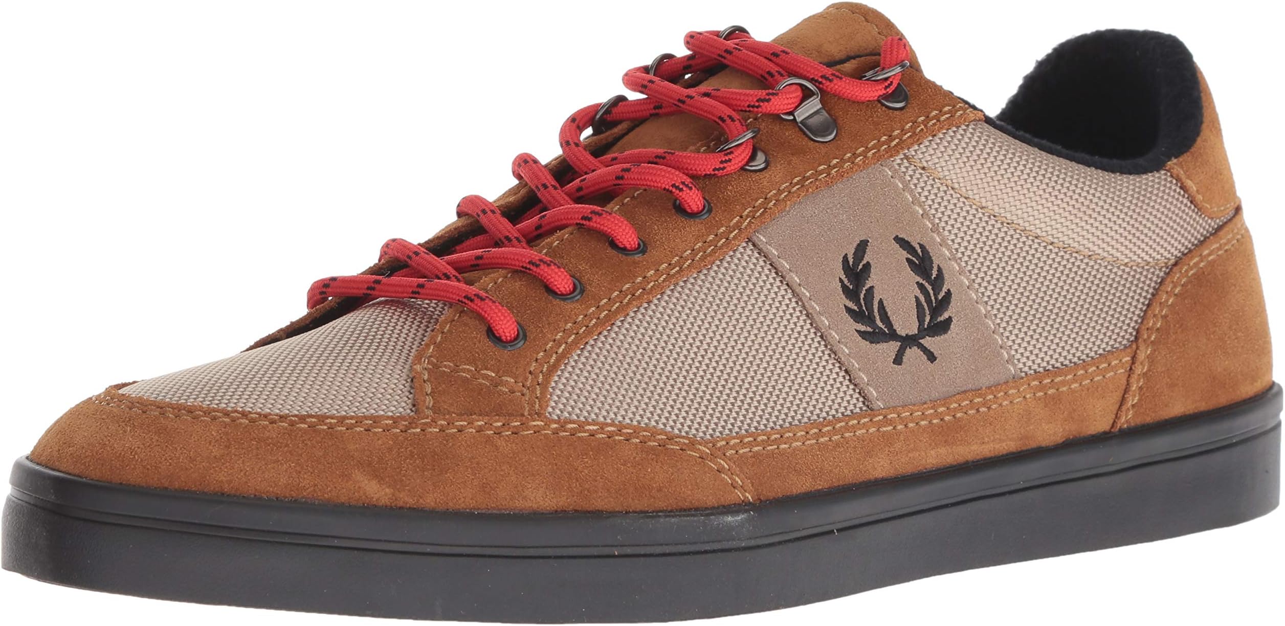 Fred Perry Men's Deuce Hike Poly/Suede Sneaker