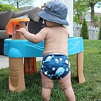 Vista 113 de ALVABABY - Pañales de natación (2 unidades, reutilizables)