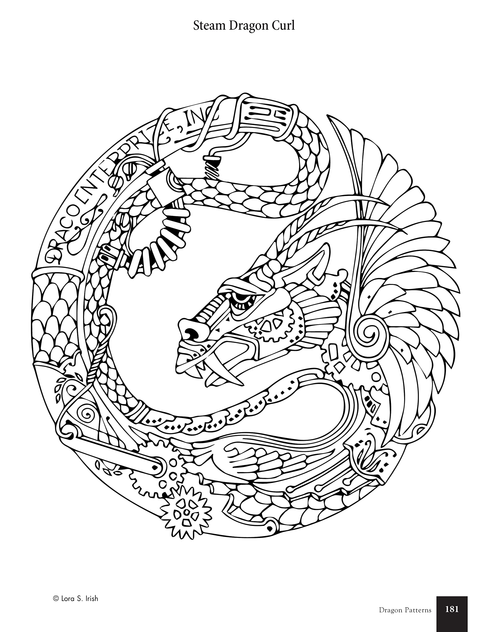 Great Book of Dragon Patterns: The Ultimate Design Sourcebook for Artists and Craftspeople
