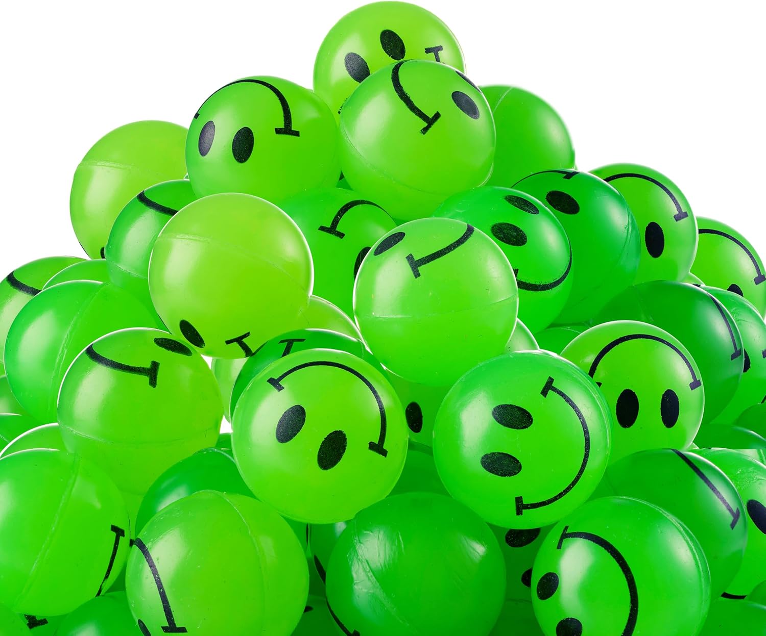 Bulk Bouncy Balls Glow in The Dark (1inch / 27mm) Diameter, High