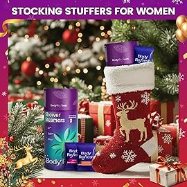 BodyRefresh Shower Steamers Aromatherapy - Birthday Gifts for Women, 8 Pack Shower Bombs, Self Care Home Spa Relaxation Gifts, Christmas Stocking Stuffers for Adults, Women, Teens, Mom, Wife