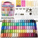 Aestd-ST Polymer Clay 50 Colors, Oven Bake Modeling Clay for Kids | DIY Starter Kit, 20 Sculpting Tools & Accessory, Easy to Shape, Non-Sticky, Color, Storage Box, Gift for Kids & Artists