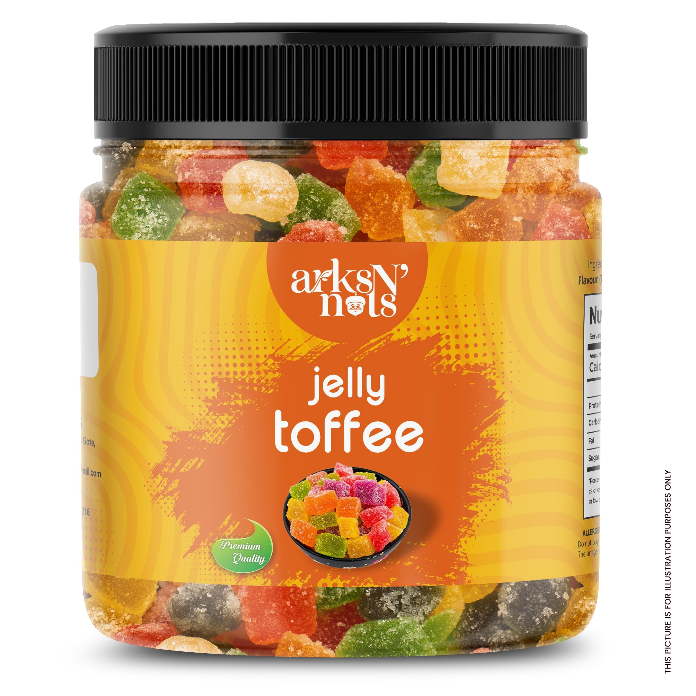 ARKS N NUTS Soft Jelly Candy Jelly Toffee Colourful Jelly Candy | Jelly Chocolate | Sugar Coated Jelly Candy/Juicy Jellies (1 kg) (B0CPVN1QLJ) Amazon Price History, Amazon Price Tracker