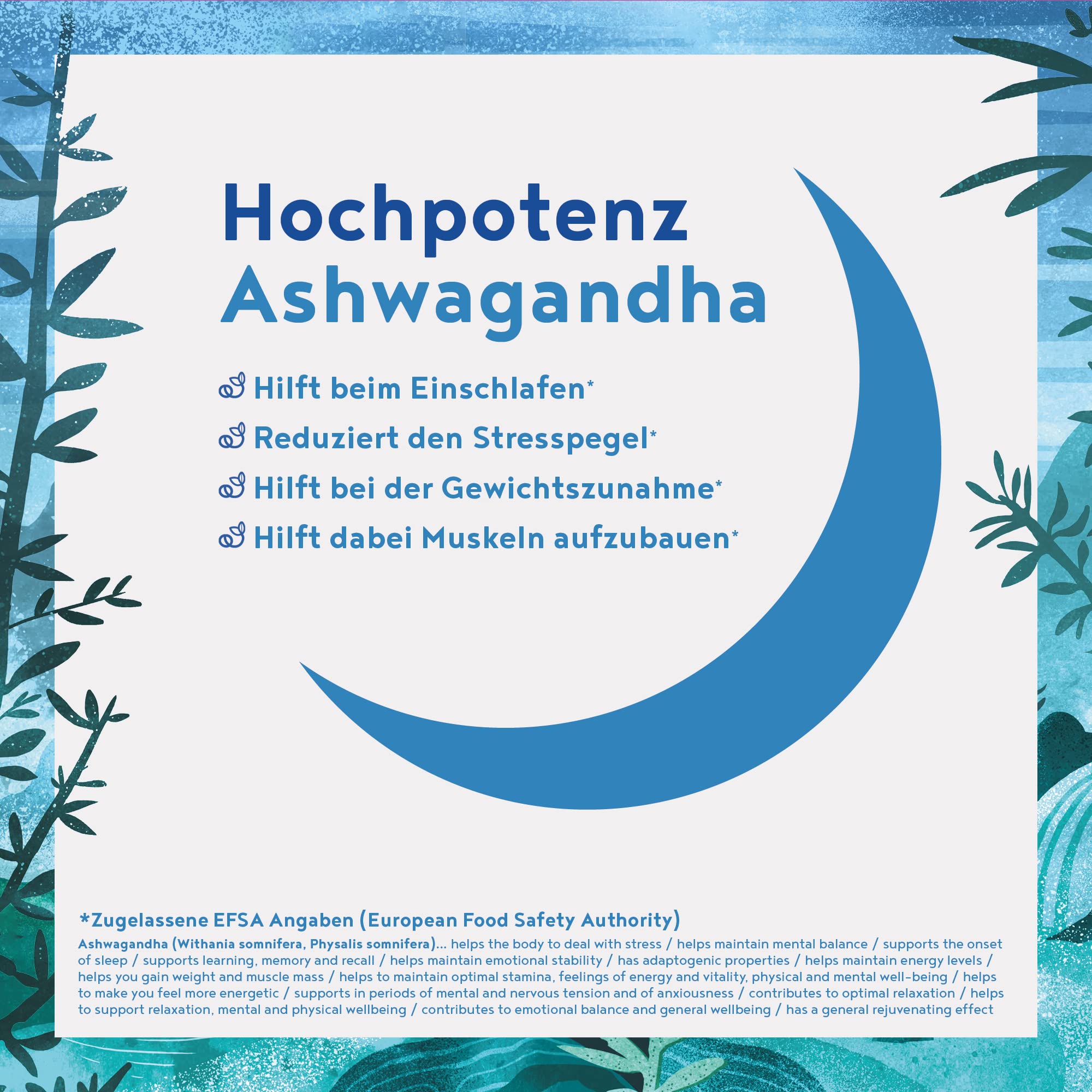 Ashwagandha Kapseln hochdosiert - 500mg Ashwagandha Extrakt pro Tagesdosis mit 35mg Withanolide - indische Schlaf Beere - 100 vegane Kapseln