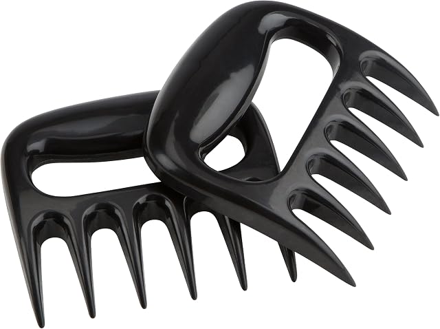 Bruzzzler Meat Claws for Pulled Pork, Meat Claws BBQ, Meat Shredder for Barbecue, BBQ Claws, Set of 2, Claws, Claws, Meat Shredder, Bear Claws Grill for Delicate Meat