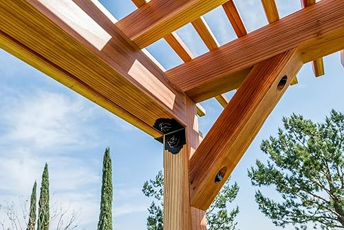 Miniatura 8 de Simpson Strong-Tie STN22-R24 Outdoor Accents - Arandela de cabeza hexagonal negra (24 unidades)