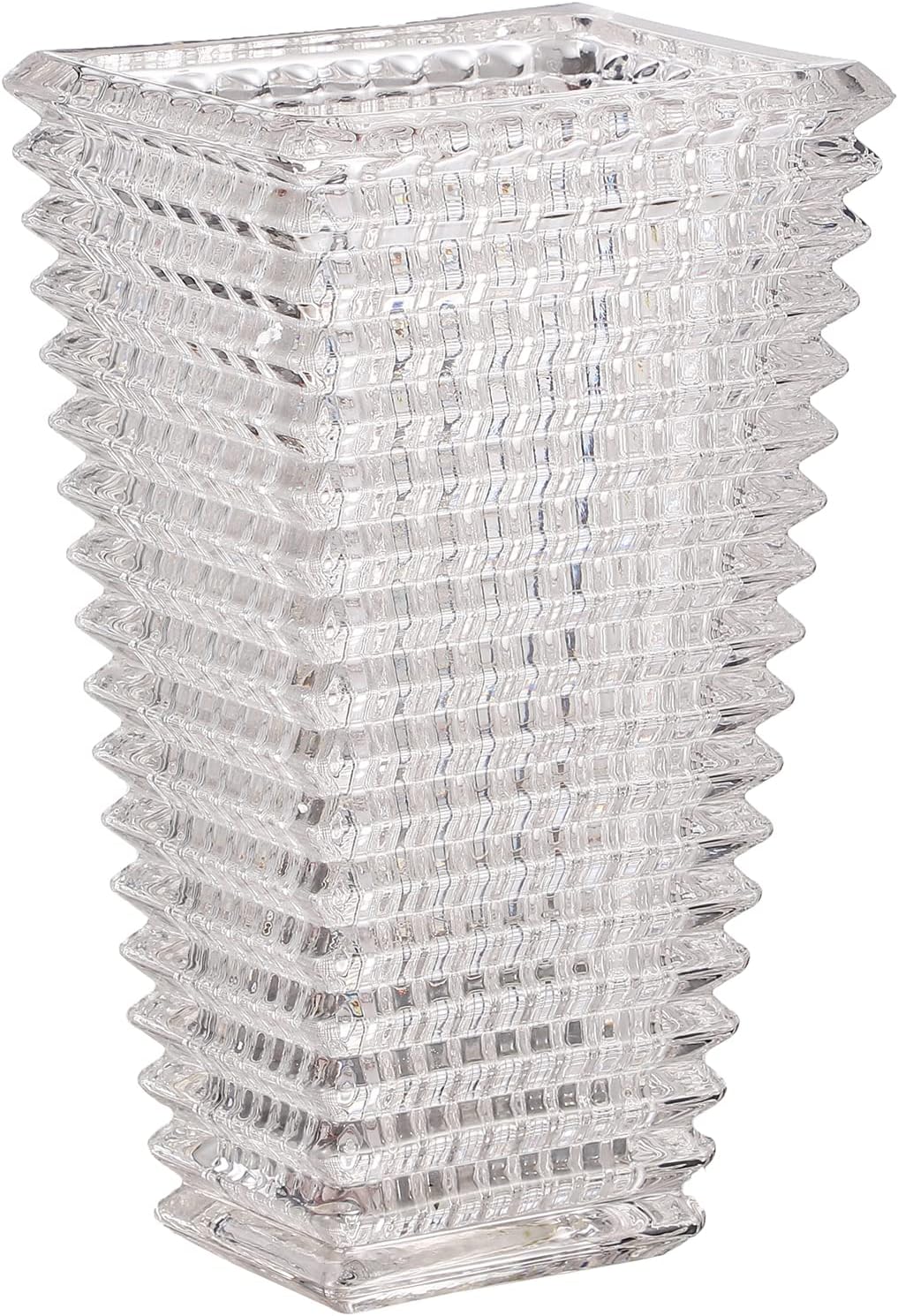 MCMCNCUIU Crystal Vase, Large Crystal Vase for Flowers