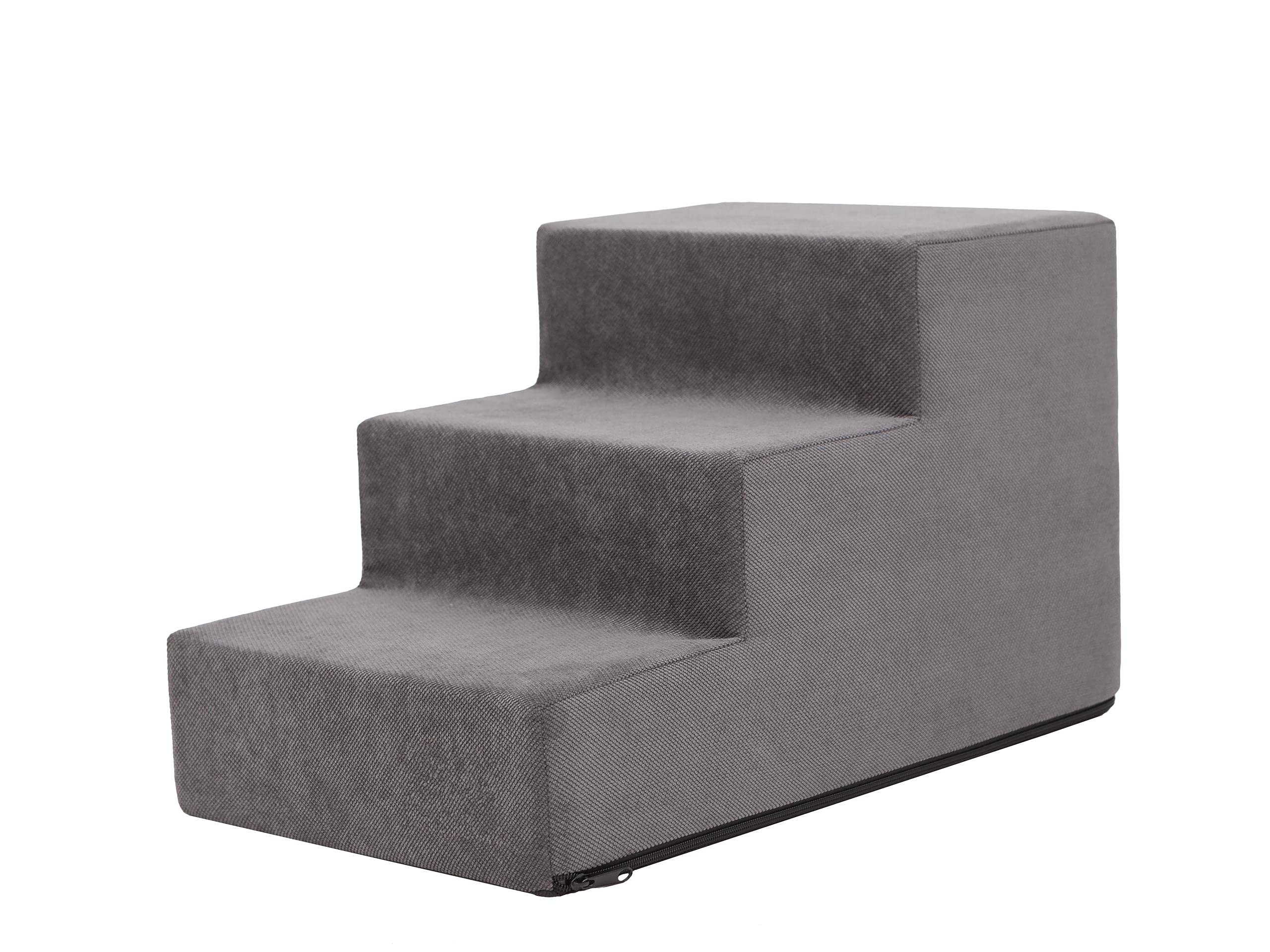 PillowPrim - Scaletta per animali domestici, per cani di piccola taglia, 3 gradini, altezza 30 cm