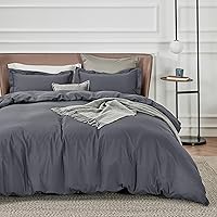 Vista 37 de Bedsure Funda de edredón tamaño completo: juego de cama suave de doble cepillado para niños y adultos, cierre de cremallera, 3 piezas, incluye 1