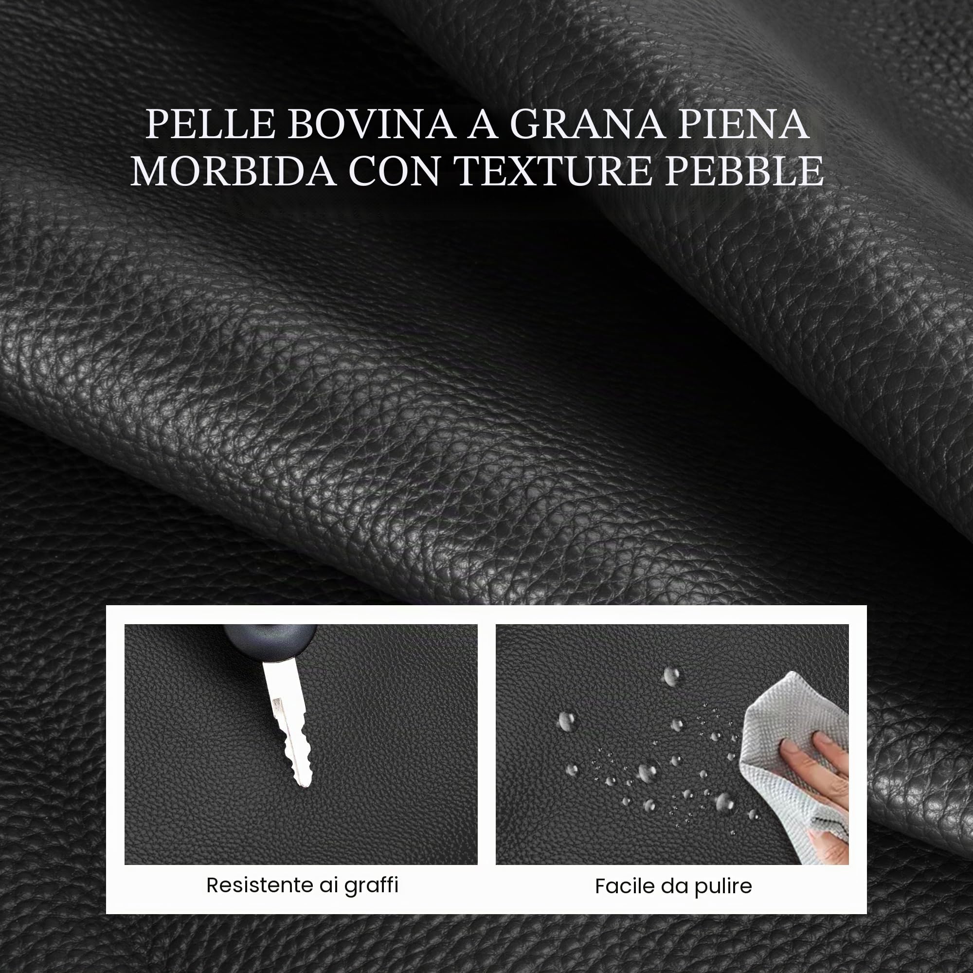 befen Borse a tracolla in vera pelle per le donne borsa media con portafoglio RFID integrato da donna morbida borsa a tracolla