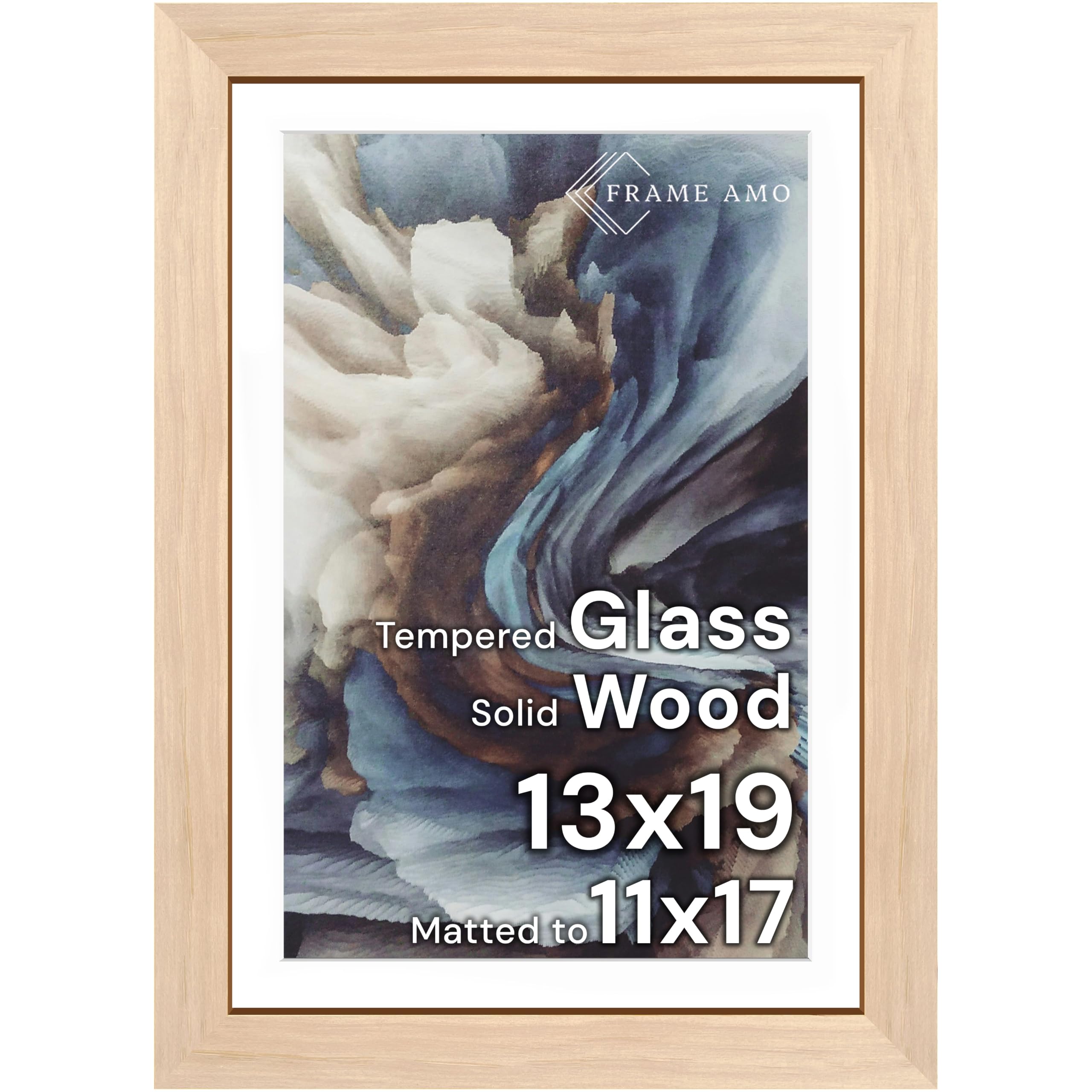 Frame Amo Natural Wood Poster Frame
