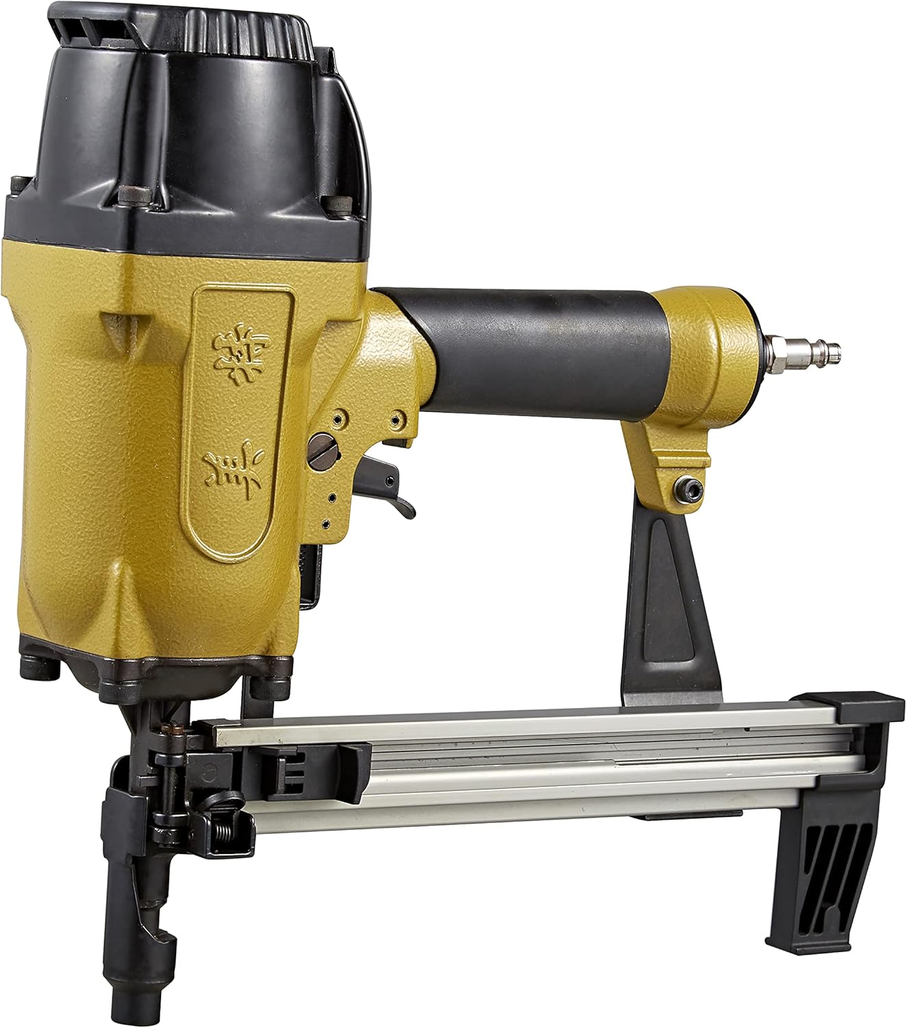 meite CS3025 Pneumatic Concrete and Steel Pinner Air 12 Gauge 1/2-Inch to 1-Inch Plastic Collated Concrete and Steel Drive Pins Nailer Gun for Concrete Ceiling Frame Fixing Drywall Track