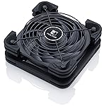 Noctua NV-FS2, Multi-Purpose Fan Set for Device Cooling with Award-Winning NF-A12x25 120mm Fan, Anti-Vibration Gasket and Pads, Fan Grill and NA-FC1 Speed Controller (Black)