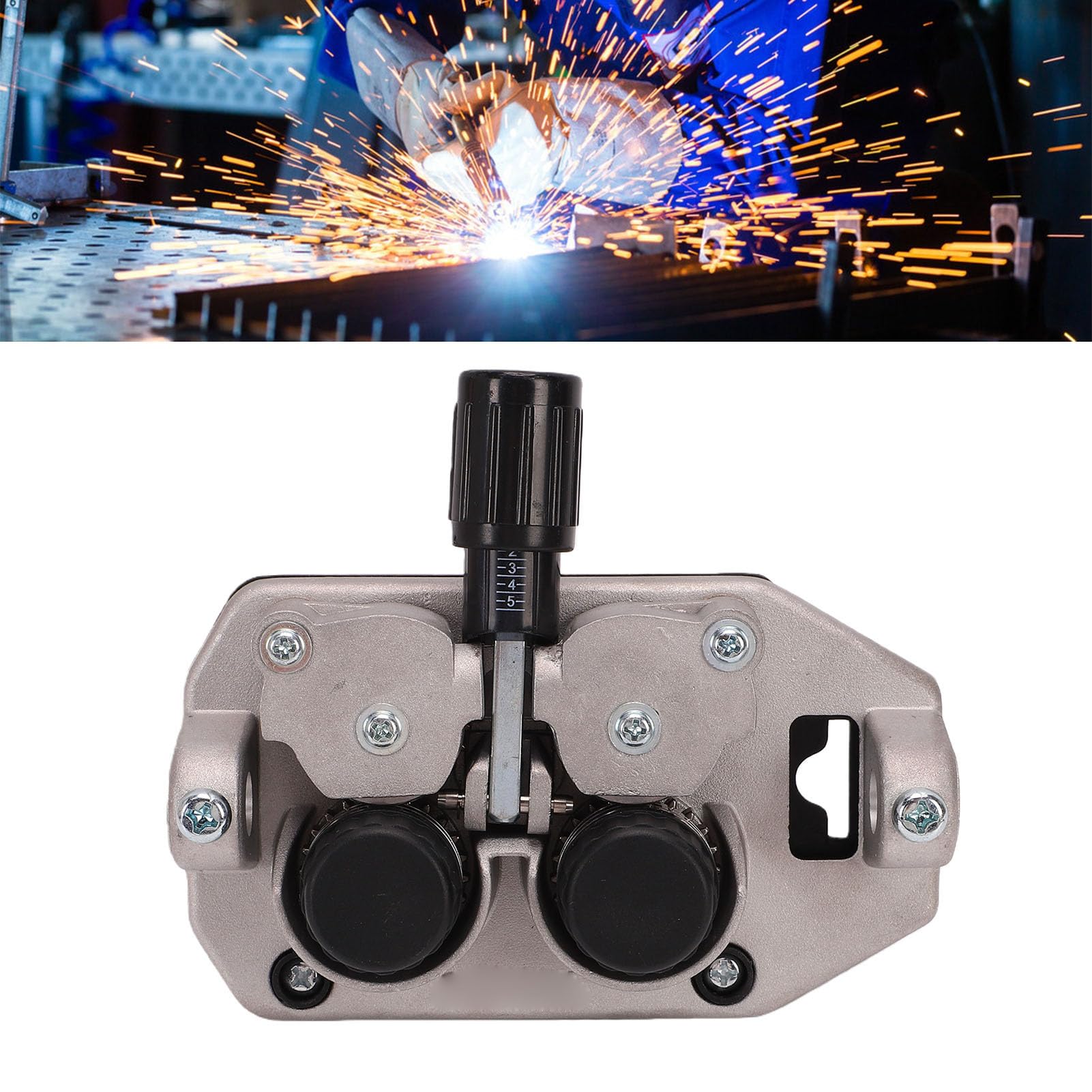 4-rolkowy Silnik Podawania Drutu Spawalniczego 1,5 A 40 W 2-15 M/min Prędkość dla MIG MAG TIG Obudowa ze Stopu Aluminium z Rolkami Podającymi 0,8-1,0 Mm dla Maszyn Szpulowych 5 KG
