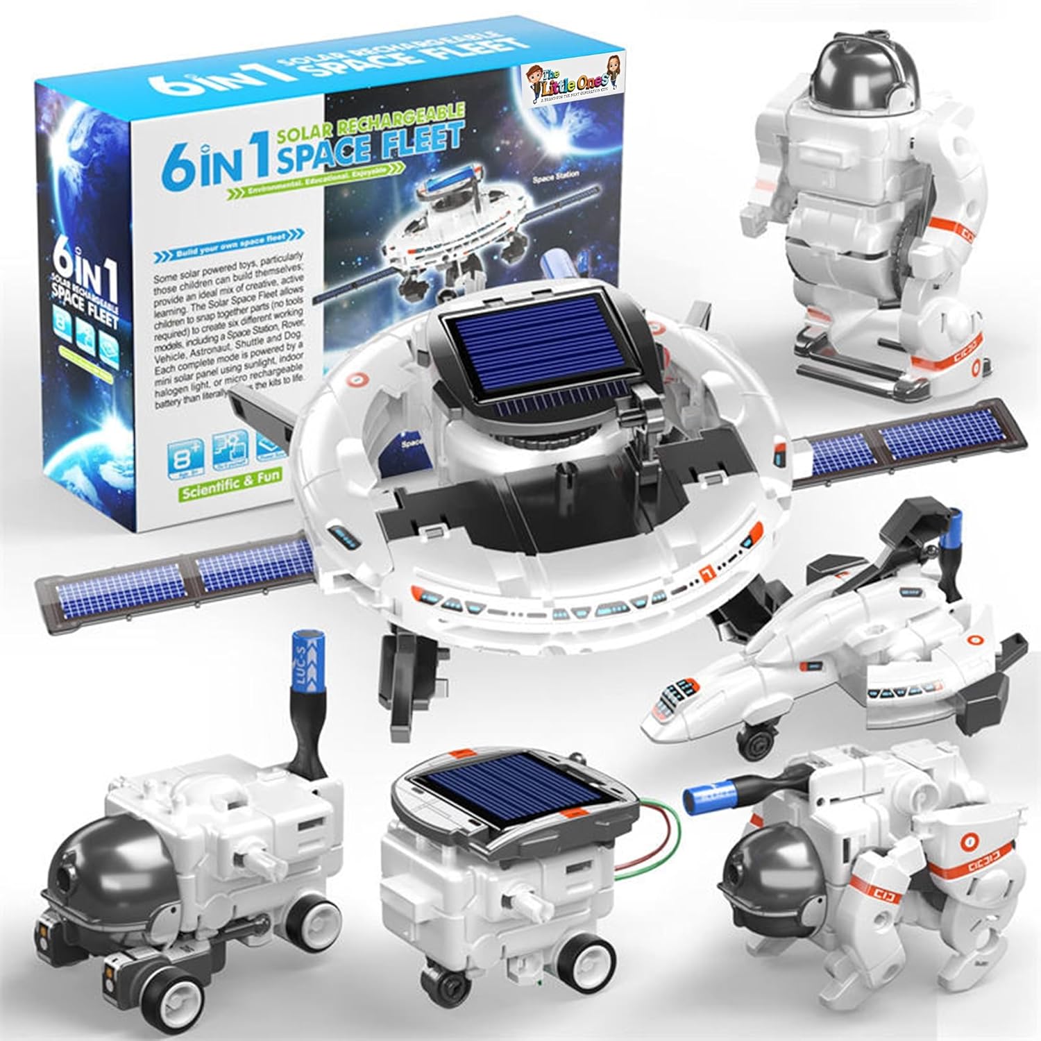 Buy The Little Ones Robot Toys Robot Kit, Space Toys,Solar STEM DIY