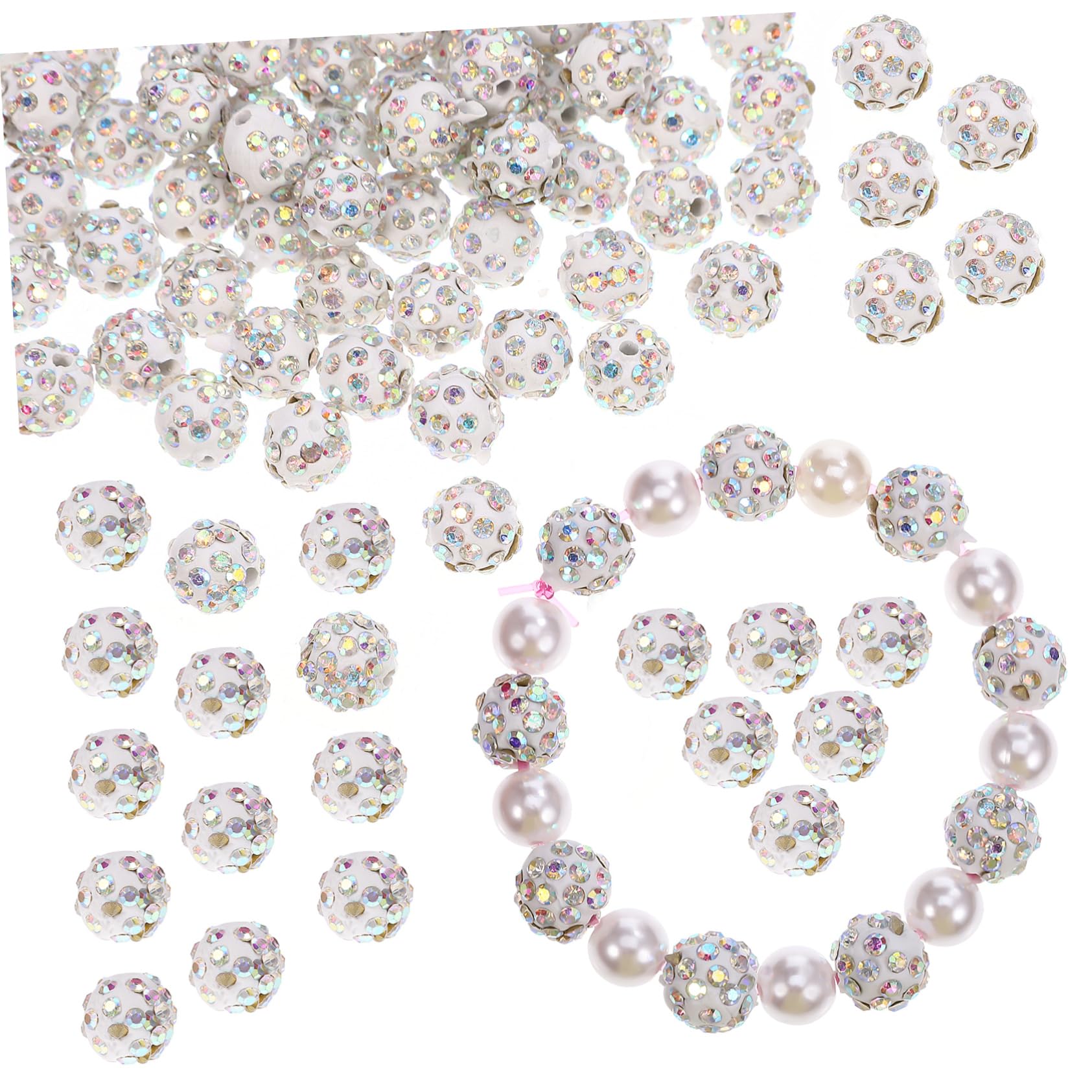 Operitacx 500piezas Abalorios De Rhinestone Para Fabricación De Joyas Brillantes Para Pulseras y Manualidades