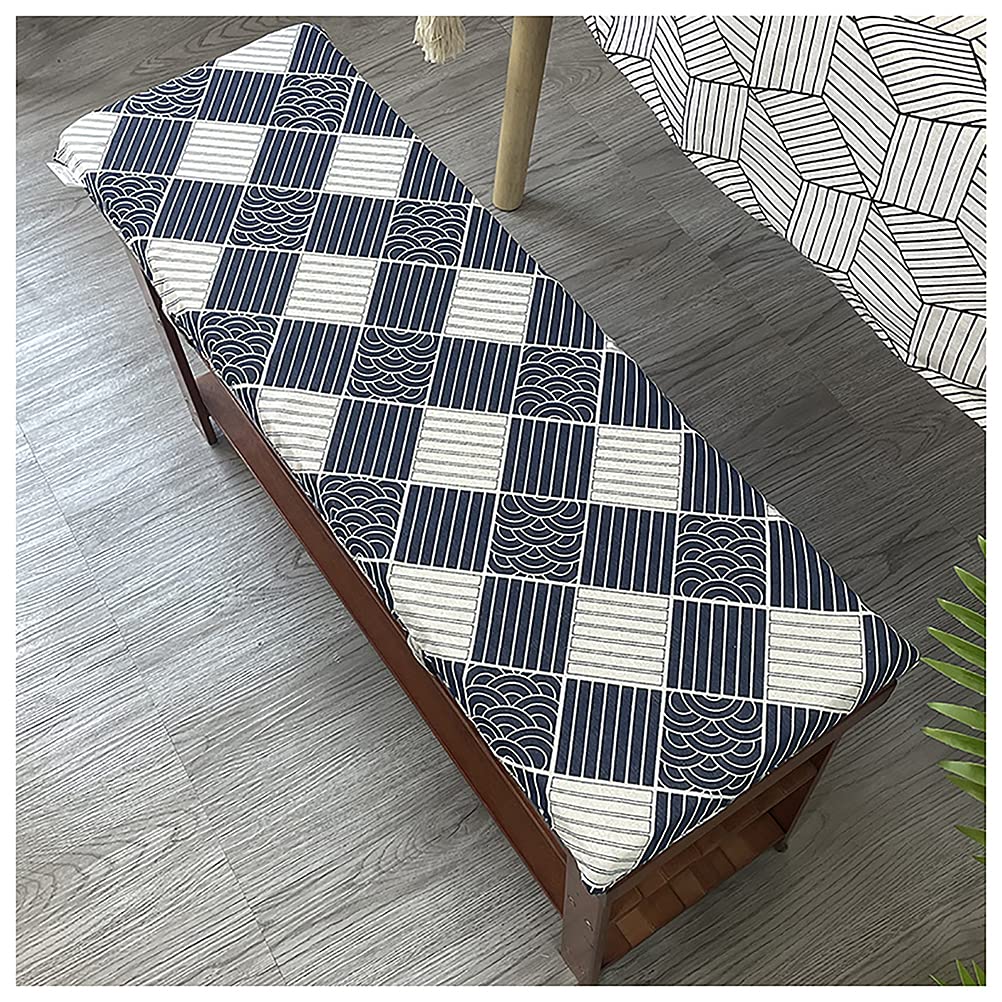 Coussin de banc de 2 cm d'épaisseur pour soulager la raideur des assises en bois de votre jardin