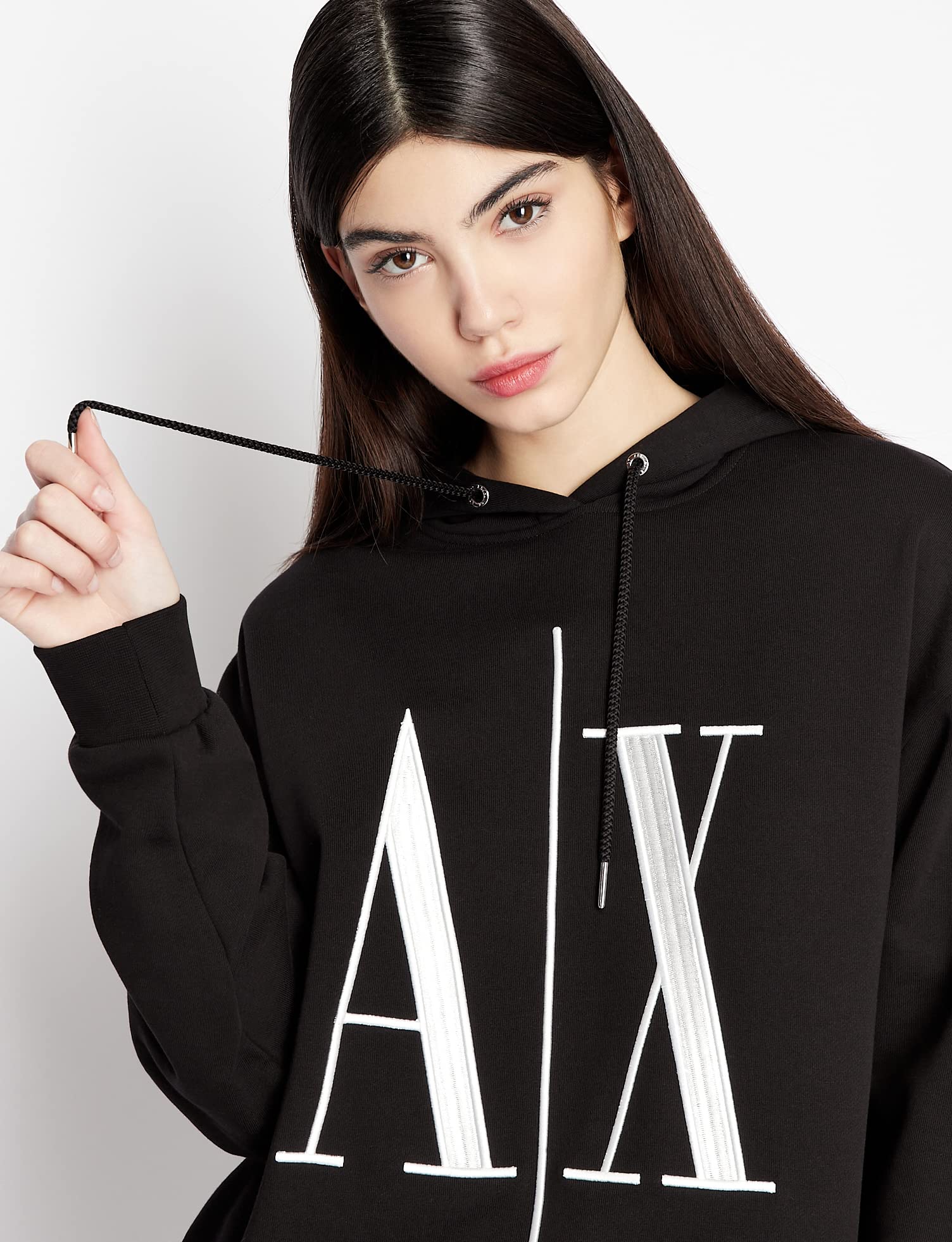 Armani Exchange Icon Project Sudadera con Capucha Mujer
