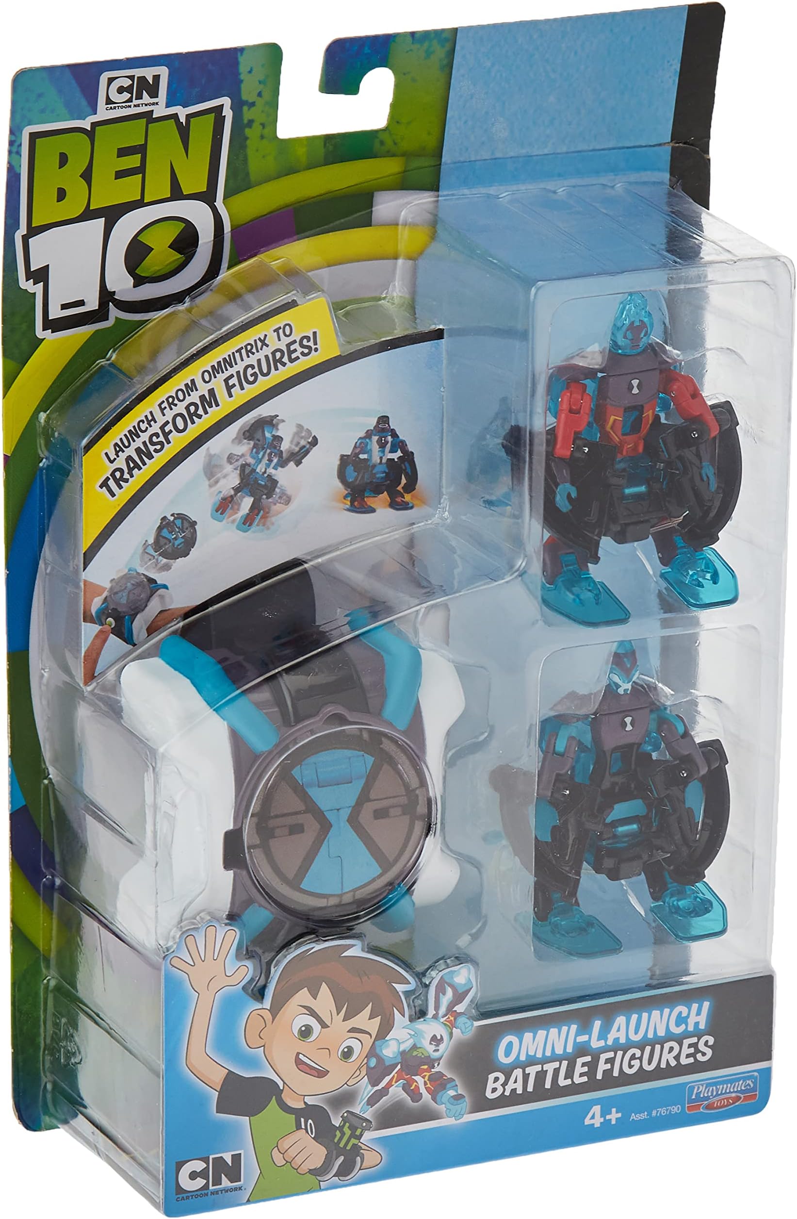 Ben10 Omni - Launch Battle Figures Heatblast + Oe XLr8
