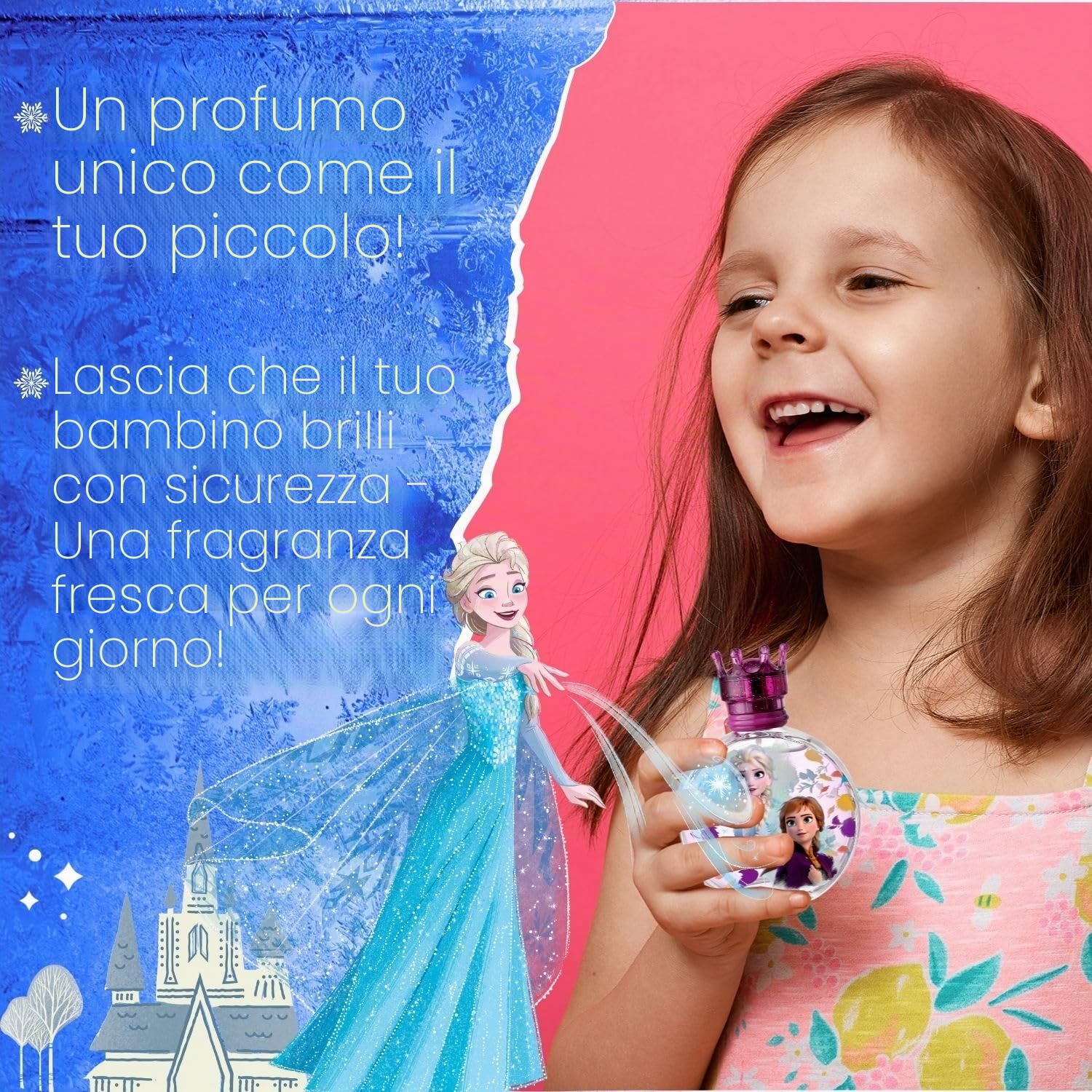 Frozen II Eau de Toilette per Bambini, 100 ml