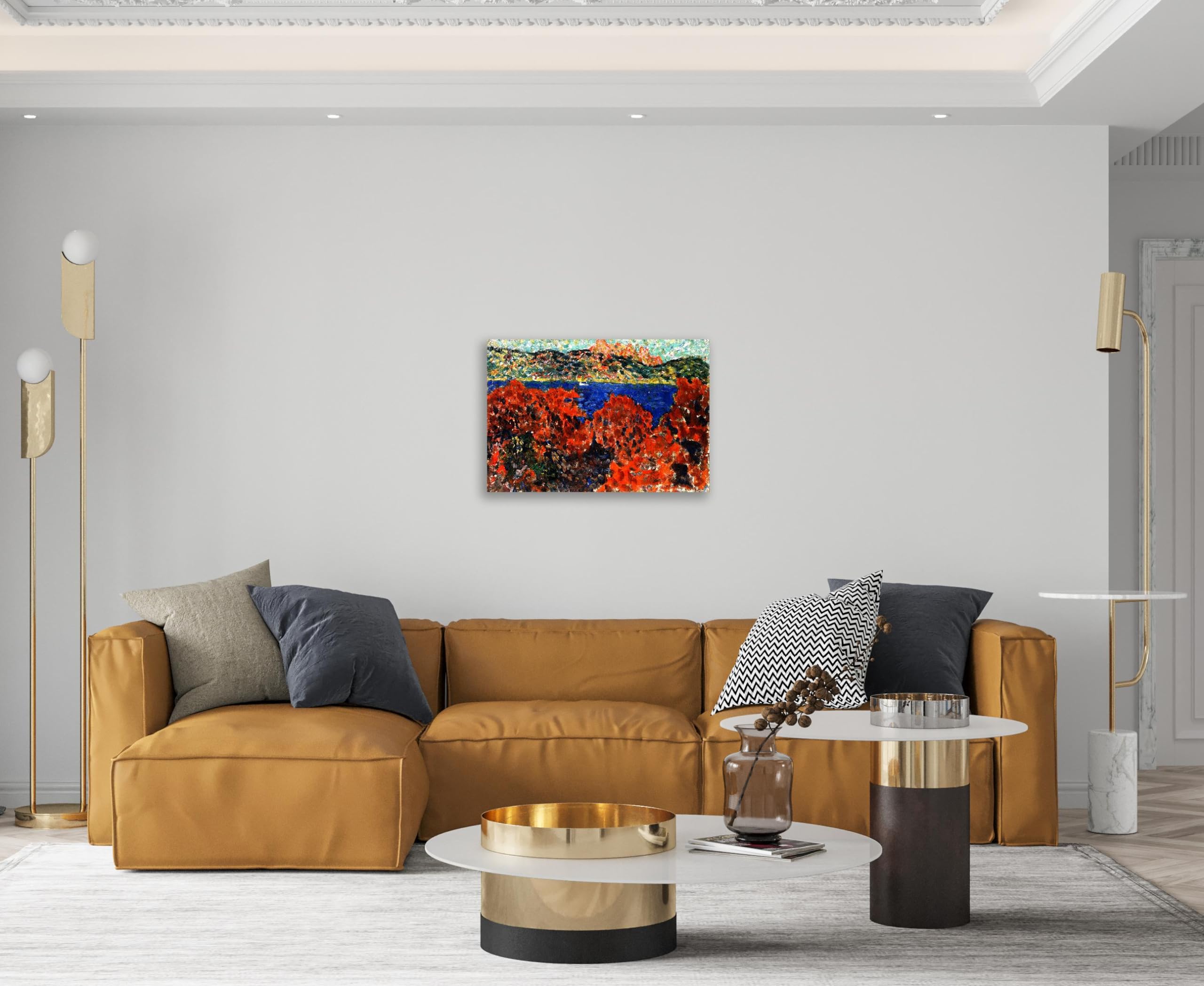 EYEZER Cuadro sobre Lienzo Pintura famosa reproducción sobre lienzo carteles e impresiones artísticos Cuadros de arte abstracto Decoración de sala Red Rocks 50x75cm(20x30in) Innerframe