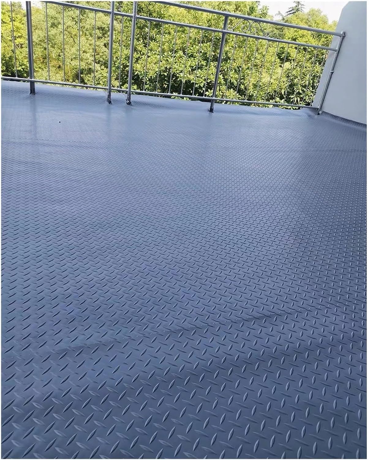 Tapis de sol en caoutchouc de 1,5x1m et 3mm pour garage et bureau