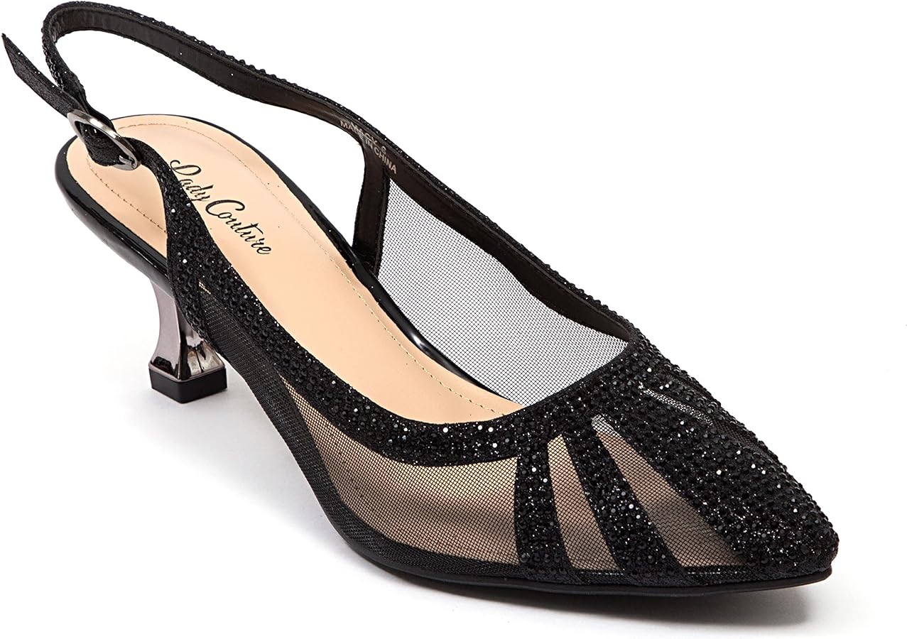 Amazon.com | Ninety Union Women's Rhinestone Mesh Slingback Kitten Heel Pumps | Macy Sparkle Pointed Toe Adjustable Buckle Dress Shoes for Wedding, Prom, Cocktail & Special Occasions | Pumps Amazon.com | Ninety Union Women's Rhinestone Mesh Slingback Kitten Heel Pumps | Macy Sparkle Pointed Toe Adjustable Buckle Dress Shoes for Wedding, Prom, Cocktail & Special Occasions | Pumps
