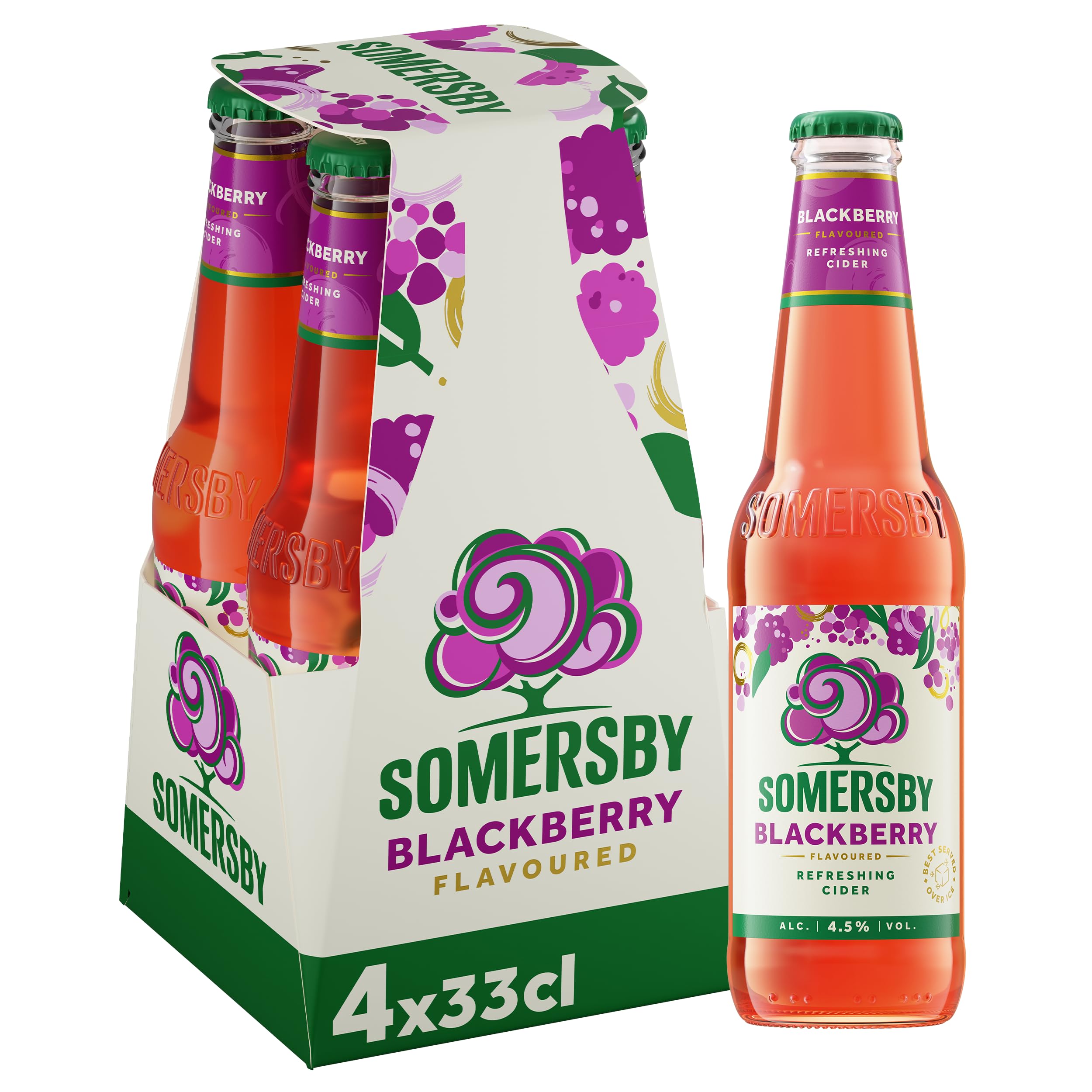 Somersby Blackberry Cider Glas Einweg 24 x 0.33 L