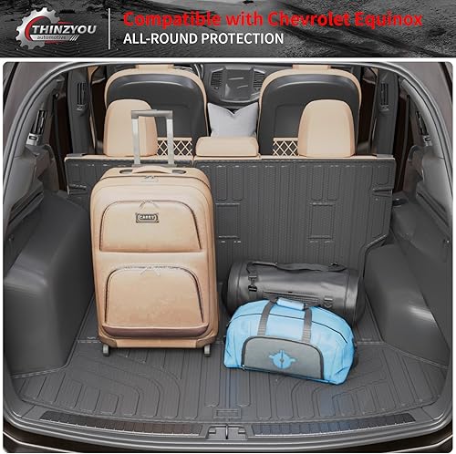 Vista 89 de Alfombrilla de carga compatible con Nissan Pathfinder 2022-2024 2025, forro de carga TPE para todo tipo de clima, accesorios Pathfinder 2023