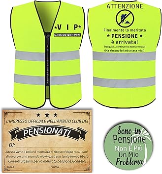 Fascia Divertente Pensionato INPS - Gadget Regalo Ironico Istituto Pensionati Scatenti