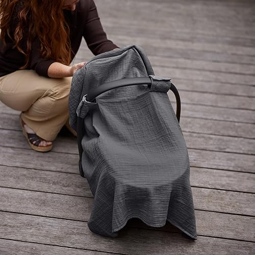Miniatura 9 de Funda de asiento de automóvil para bebé, algodón orgánico, fundas de asiento de automóvil, funda de asiento de automóvil, toldo para asiento de