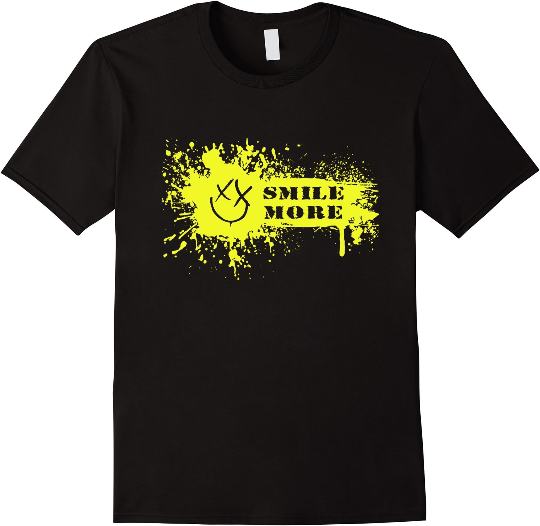 Men's Smile T-Shirt More Small Black