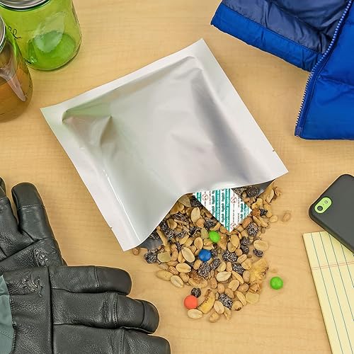 Miniatura 4 de Dry-Packs MB8x8-100CC-80PK80-Bolsas Mylar de 1 cuarto de galón y absorbentes de oxígeno para alimentos secos y almacenamiento a largo plazo por ®!,