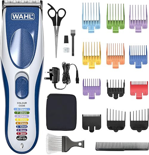 Wahl Colour Pro Cordless Clipper, Haircutting Kit, Long Life Cordless Power, Perfect...